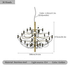 Modern LED Ceiling Chandelier for Luxury Home Decor