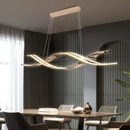 Minimalist LED Pendant Light: Modern Nordic Style, Remote Dimming, for Kitchen Island, Dining Room