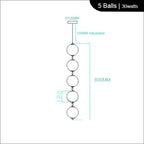 Glass Ball Chandelier: Modern LED Dining Table Lighting for Living Room, Bedroom, Villa.