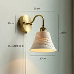 Copper LED Wall Sconce Mirror Stair Light with Pull Switch