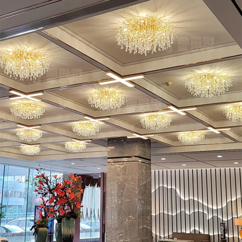 Crystal LED Wall Light Sconces for Living Room Bedroom, Modern Interior Wall Lamp