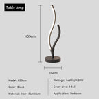 Modern LED Corner Floor Lamp for Living Bedroom, Creative Design Home Decor