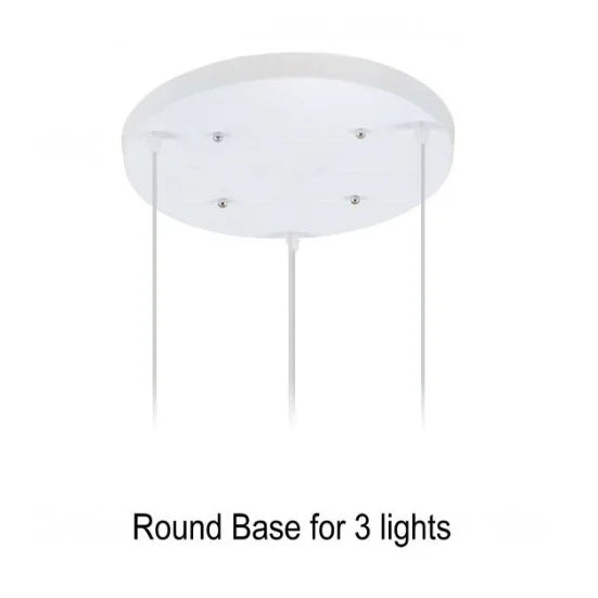 Glass Pendant Chandelier E27 Ceiling Light for Living Dining Kitchen Bedroom