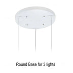 Glass Pendant Chandelier E27 Ceiling Light for Living Dining Kitchen Bedroom