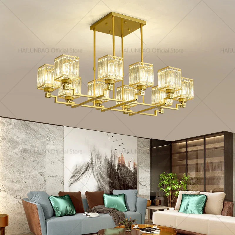 Crystal Chandelier: Modern, Luxe, & Chic for Living Room, Bedroom, Restaurant & Villa