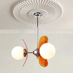 Tayla Chandelier: Middle Ancient Bauhaus Design Glass Ball LED Light