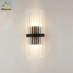 Crystal LED Wall Lamp for Bedroom Living Room Study Minimalist Design