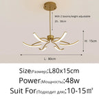 LED Chandeliers for Modern Living Room Bedroom Study Kitchen Lighting