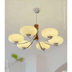 Glass Chandelier: Bauhaus Art for Living Room, Bedroom, Study, Hall, Restaurant