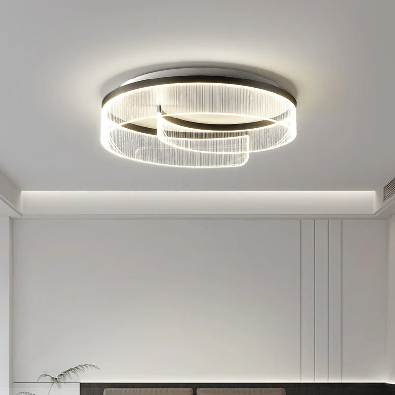 Round Led Ceiling Light: Stylish Acrylic Bedroom Lamp for Modern Lighting Solutions