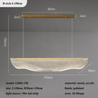 Starry Sky Acrylic LED Chandelier for Modern Living, Dining, Kitchen, Bedroom Lighting