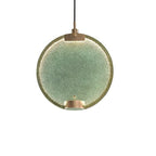 Glass Horo LED Pendant Light - Art Deco Signal Headlight for Home, Bar, Kitchen