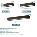 Aluminum Outdoor Wall Sconces - Waterproof Exterior Light for House, Patio, Garage