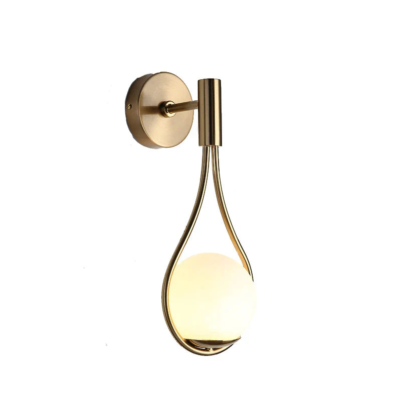 Gold G9 Wall Lamp Sconce - Nordic Style Lighting for Bedroom, Hallway, Study Area