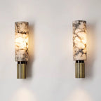 Marble Wall Lamp: Chinese Style Postmodern Minimalist Indoor Lighting
