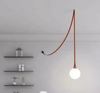 Duplex Wabi Sabi Designer Villa Belt Living Room Chandelier Nordic Ceiling Light