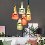 Macaron Glass Chandelier: Modern & Creative Lighting for Restaurant & Store