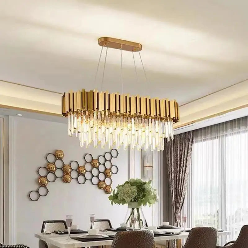European Style Crystal Chandelier for Elegant Dining Room and Bedroom Lighting
