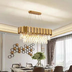 European Style Crystal Chandelier for Elegant Dining Room and Bedroom Lighting