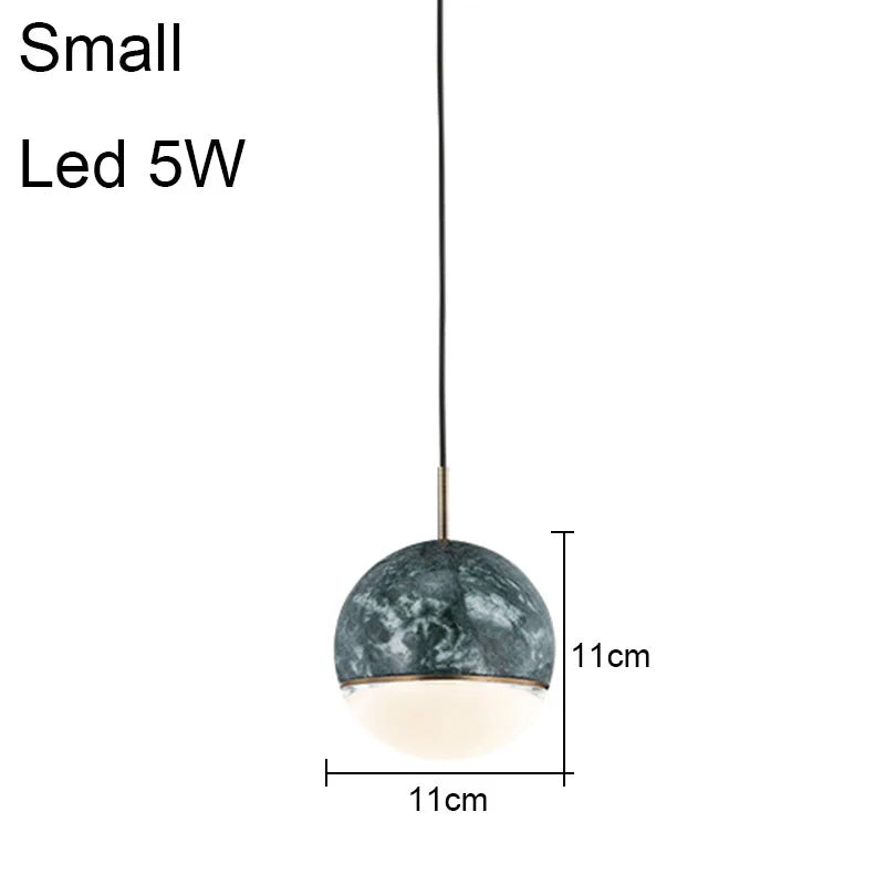 Modern Minimalist Marble Round Chandelier Pendant Lighting