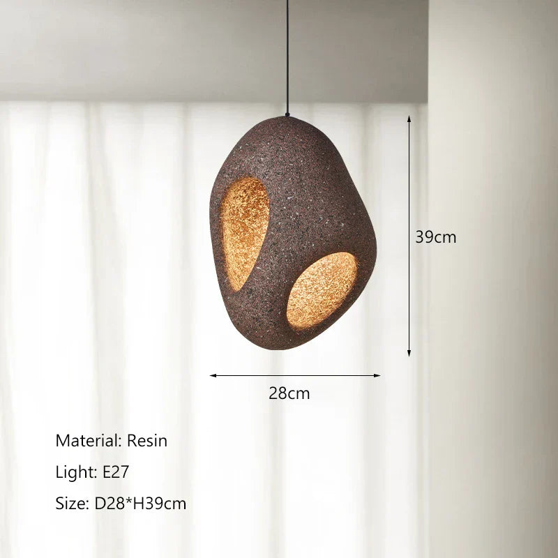 Scandi Pendant Lamp Postmodern Minimalist Hanging Light for Restaurant Bedroom Kitchen Island