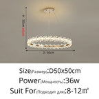 Crystal LED Chandelier for Home Decor & Luxury Lighting