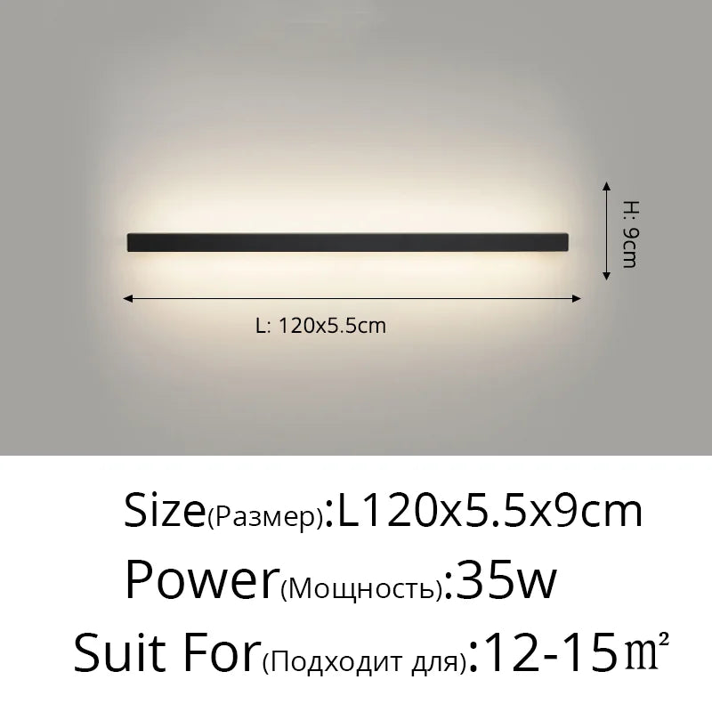 Acrylic LED Wall Lamps with Hooks for Bedroom Shelves & Background Wall Decor