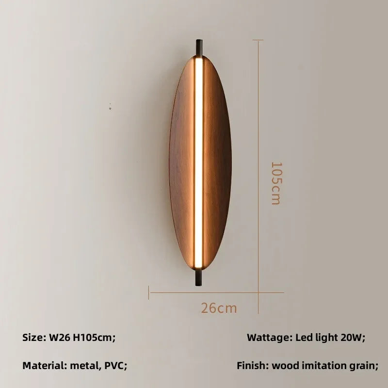 Wood Grain Leaves Pendant Lights: Japanese Wabi Sabi Style Chandelier for Tea Room & Dining