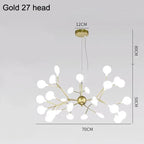 Modern Firefly Pendant Chandelier LED Light Acrylic Ceiling Lamp for Home Decor