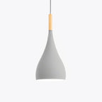 Wood Pendant Light: Modern Nordic Kitchen Ceiling Lamp for Dining Room & Coffee Bar