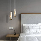 Modern Glass LED Pendant Lights for Dining Room Bedroom Kitchen.