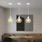 Industrial Cage LED Pendant Light for Modern Vintage Chandelier in Living Room