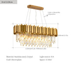 Classic Crystal Chandelier Pendant Light for Home Decor