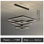 Modern LED Chandelier for Home Interior Decor Bedroom Living Room Lighting