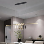 Spiral Aluminum LED Chandeliers by - Modern Design for Dining Room, Bedroom, Kitchen