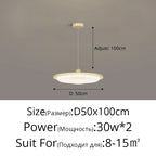 Cream Style LED Ceiling Lights - Modern, Simple, Atmospheric Lighting for Home