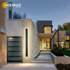 Outdoor Black Wall Sconce with Dimmer Switch for Bright Garden Lighting