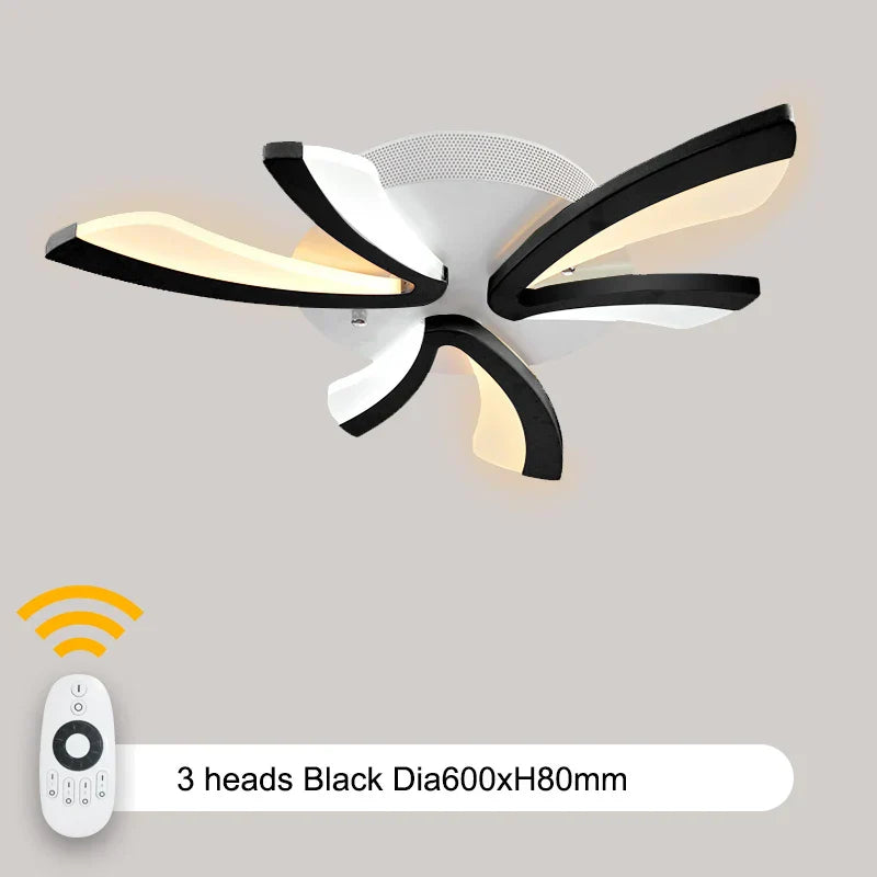 Modern LED Acrylic Ceiling Lights 3/5/9/12/15heads for Living Room Bedroom Home