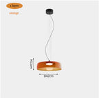 Nordic Glass Chandelier: Modern Ceiling Pendant Lights for Living and Dining Room