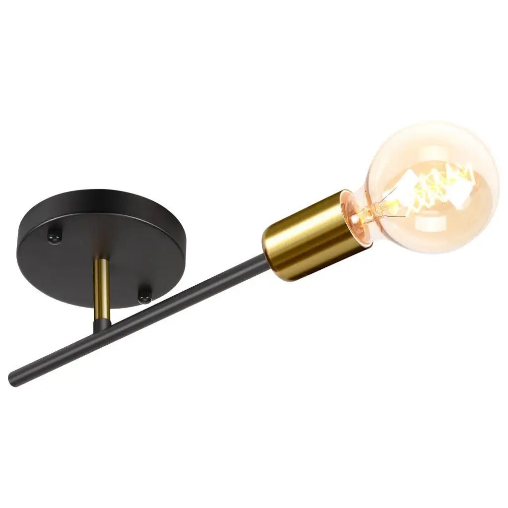 Nordic Minimalist LED Ceiling Chandelier Black Gold for Living Rooms Bedrooms