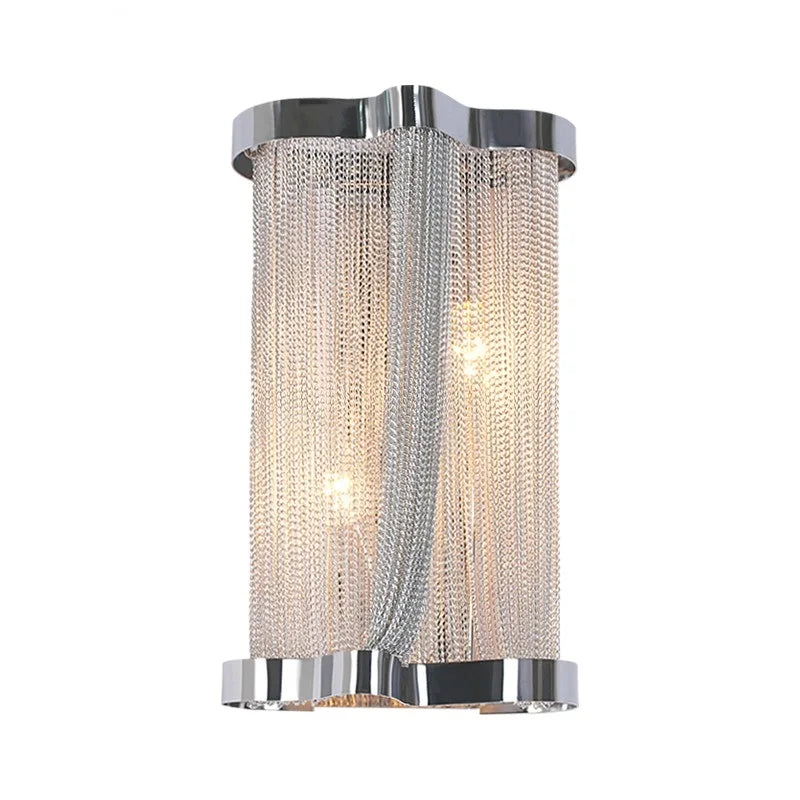 Tassel Chain Wall Light: High-End LED Decor for Bedroom, Living Room & TV