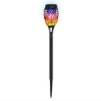 Solar Flame Torch Lights - Waterproof Outdoor Garden Decoration - 5 Color Options