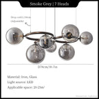 Magic Beans Chandelier: Modern Hanging Lamp for Dining Room & Parlor