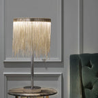 Nordic Tassel Aluminum Chain Floor Lamp - Modern Luxury LED Home Decor