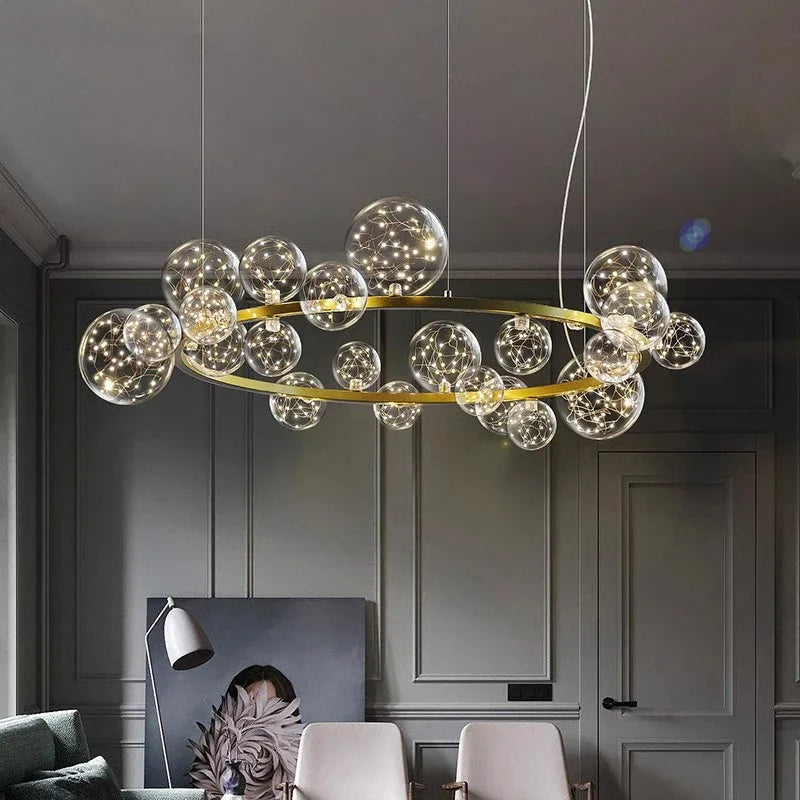 Nordic Pendant Chandelier: Elegant Ceiling and Dining Room Lighting