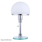 Nordic Glass Desk Lamp - Retro Milk White Bedroom Living Room Lighting