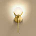 Gold Marble Wall Lights: Modern LED Sconce for Living Room Bedroom Decor