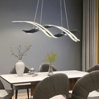 Modern Gold Dimmable LED Pendant Chandelier for Dining Room Kitchen Island