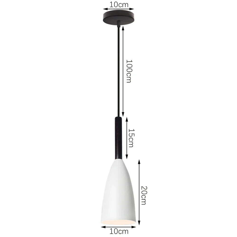 Colorful Nordic Pendant Light for Living Room Kitchen Restaurant Lighting