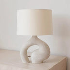 Nordic Cloth Art Bedroom Table Lamp by Afralia™